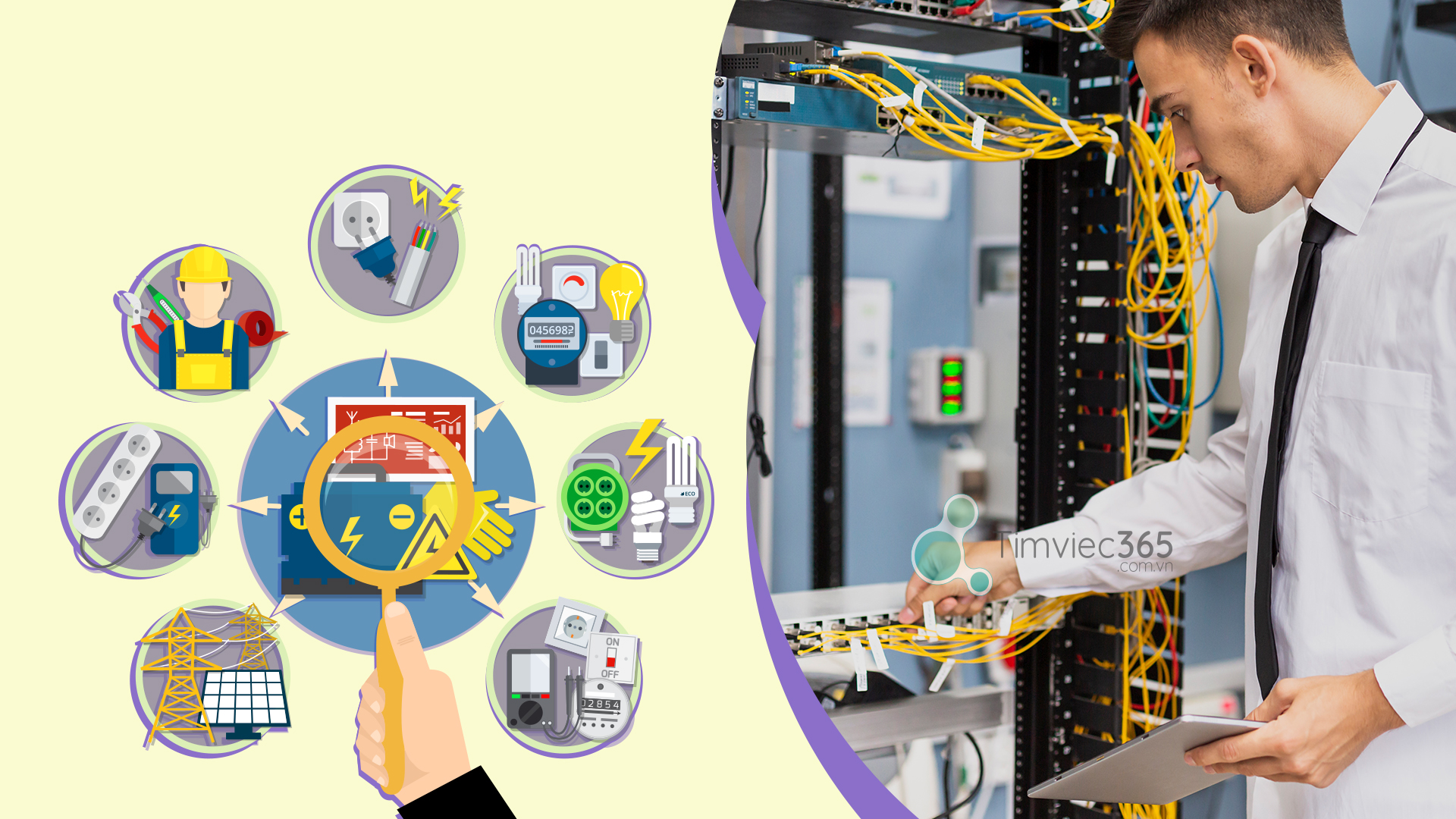 Công việc trong khi đi vào hoạt động của nhân viên vận hành máy