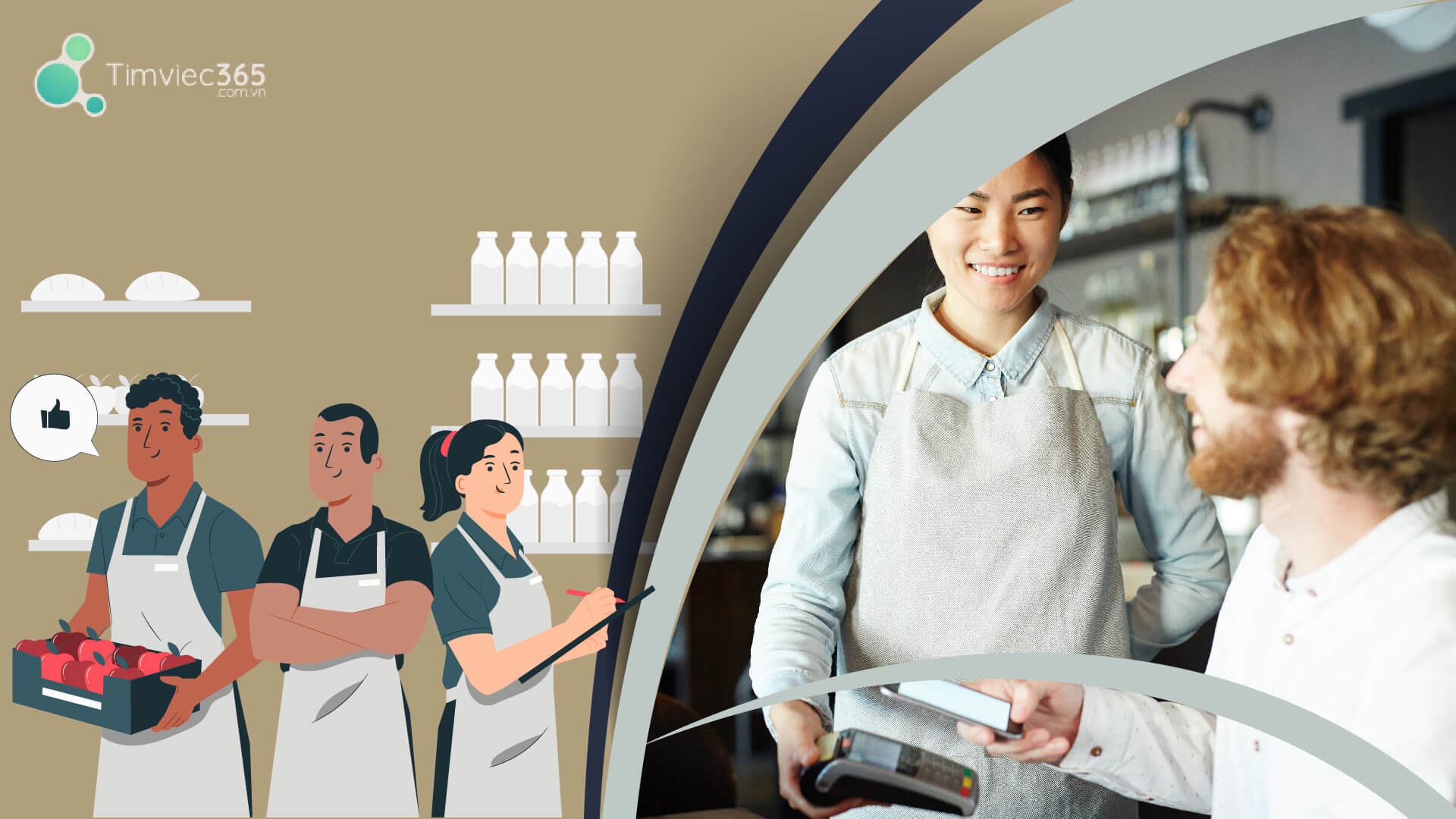 Trình bày bảng chấm công quán cafe theo bố cục như thế nào?