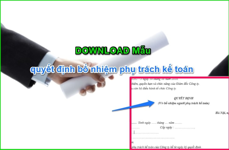 Hướng dẫn viết mẫu quyết định bổ nhiệm