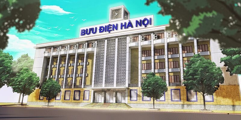 Giờ làm việc của bưu điện Hà Nội