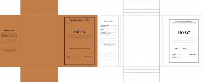 Cách làm bìa hồ sơ xin việc trong Word