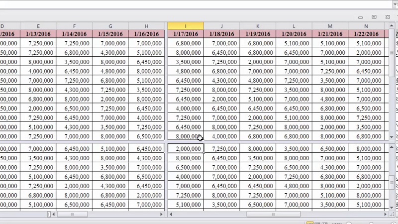 Cách thêm dòng trong Excel xen kẽ với các dòng có dữ liệu