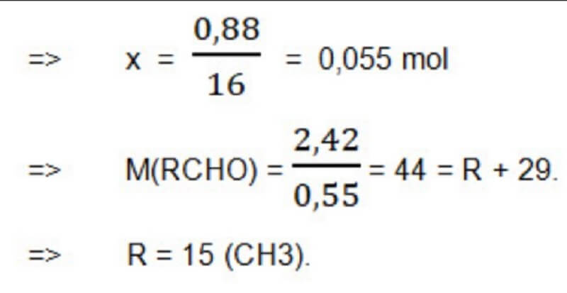 Phương pháp đại số trong dạng bài toán tăng giảm khối lượng