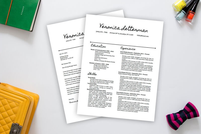 Mẫu Cover Letter chi tiết nhất