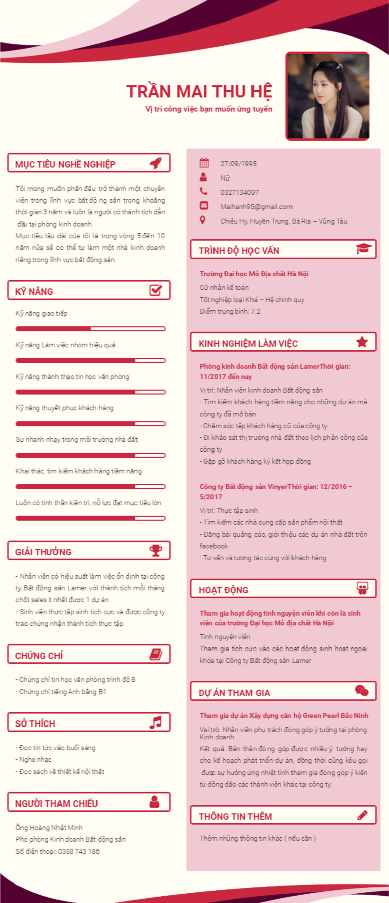 Những chú ý khi viết CV cho sinh viên