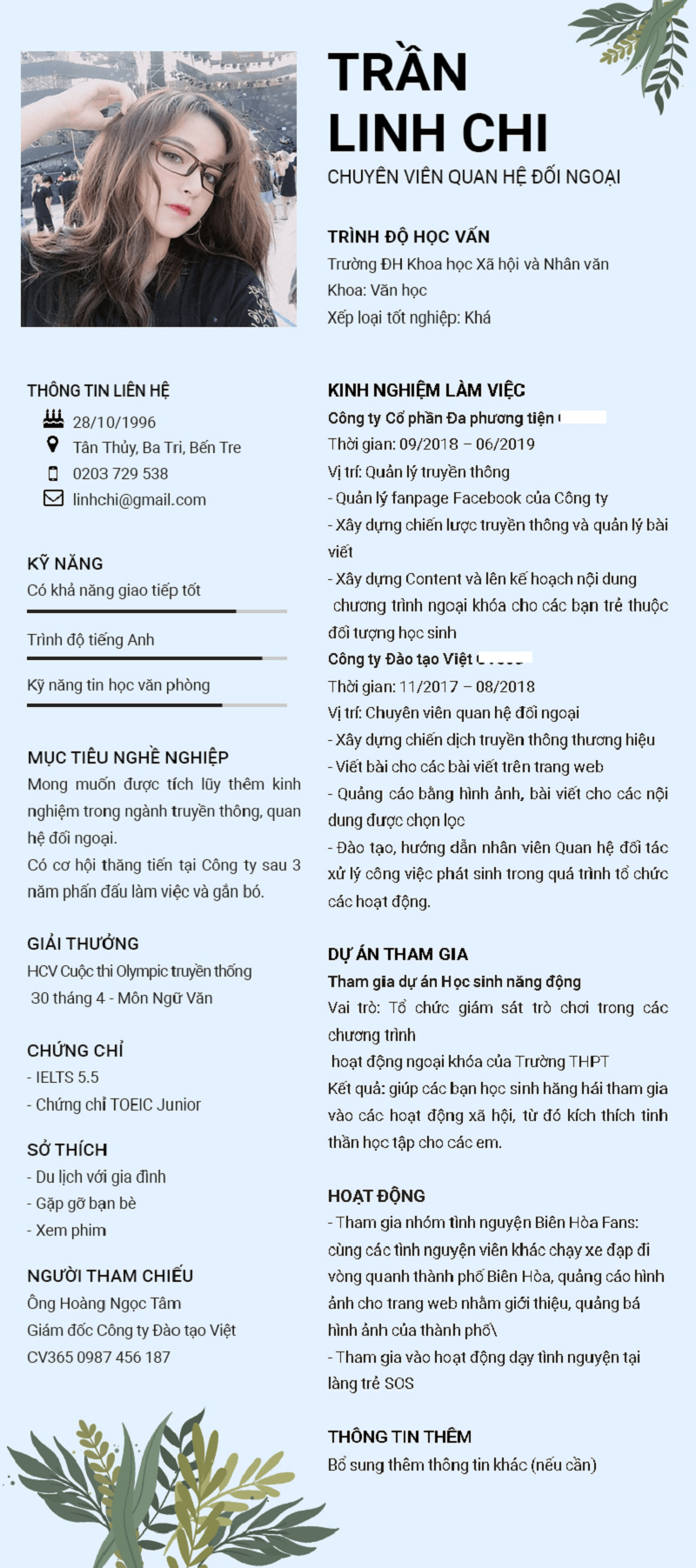 Hướng dẫn chung về cách viết  CV xin việc cho sinh viên chưa ra trường