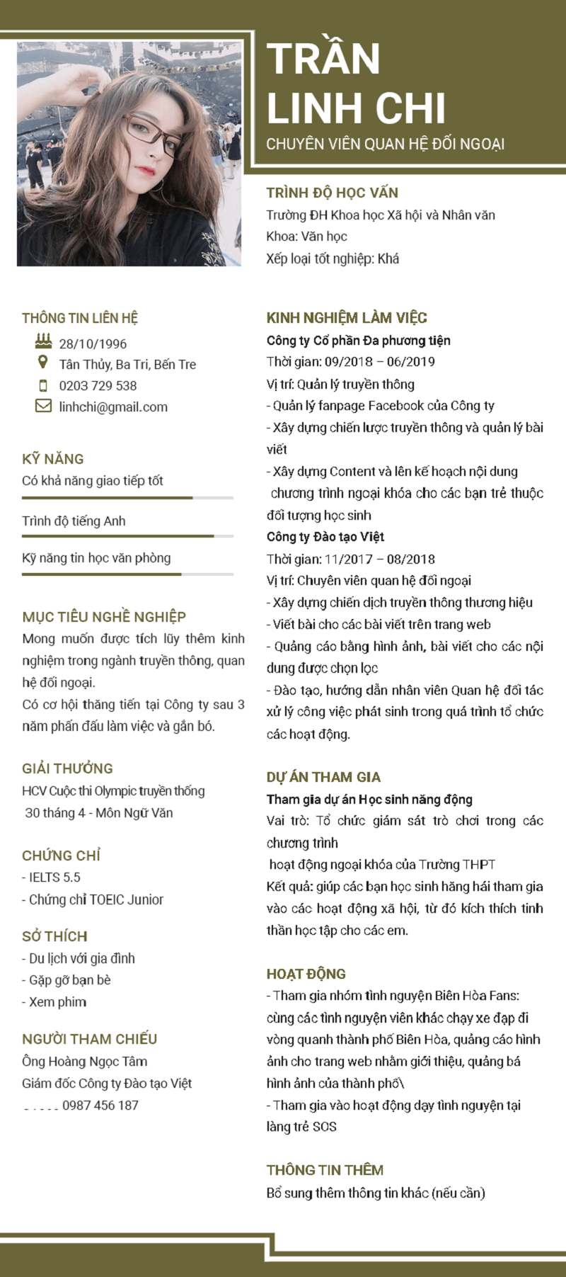 Cách viết CV xin việc cho sinh viên làm thêm