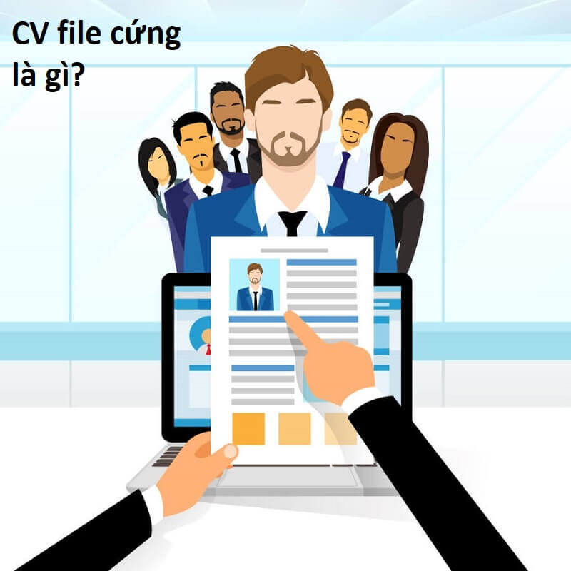 CV file cứng lịch sự và trang trọng
