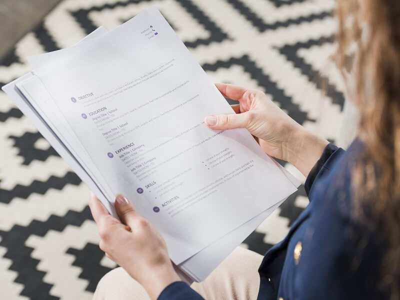 Chọn định dạng cho một mẫu CV HDBank