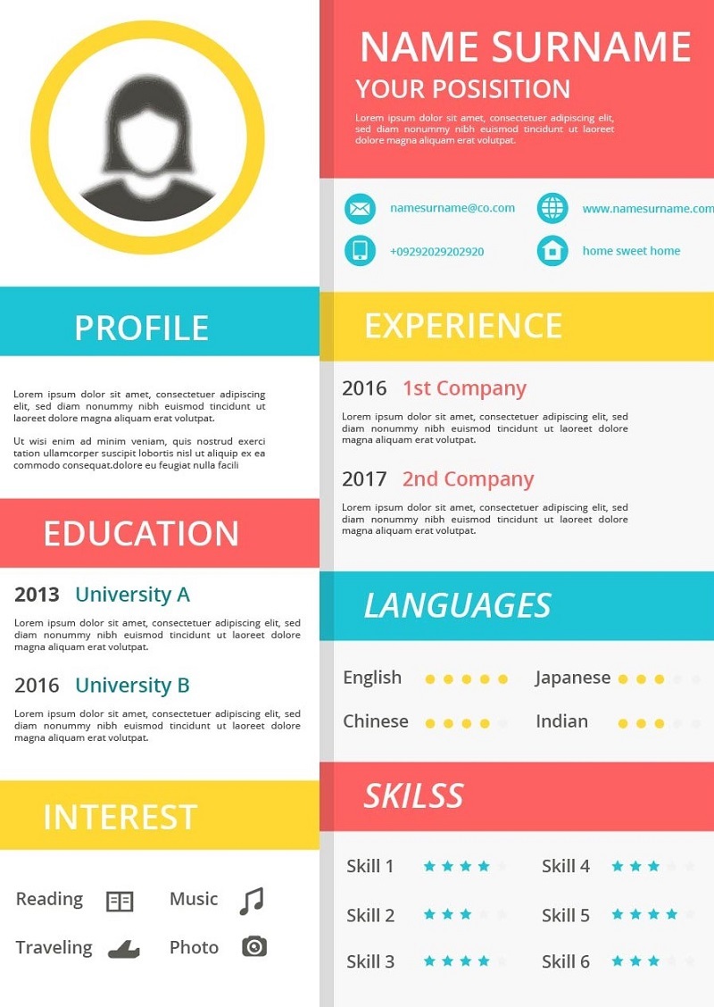 Các mục khác trong CV thực tập sinh kế toán