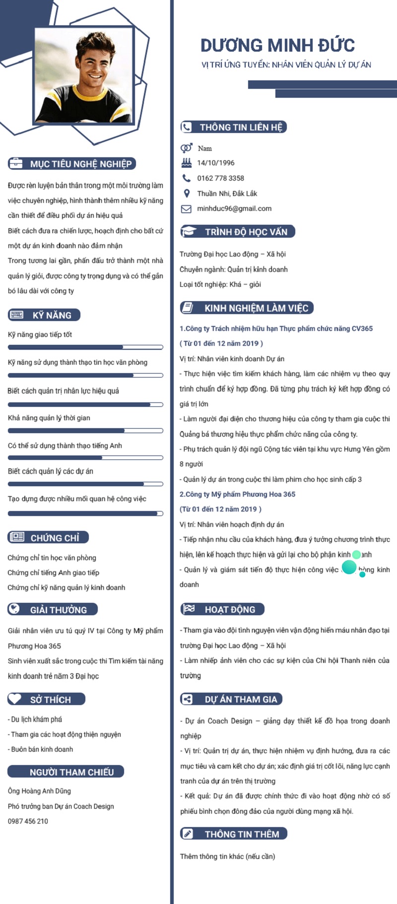 Kinh nghiệm làm việc