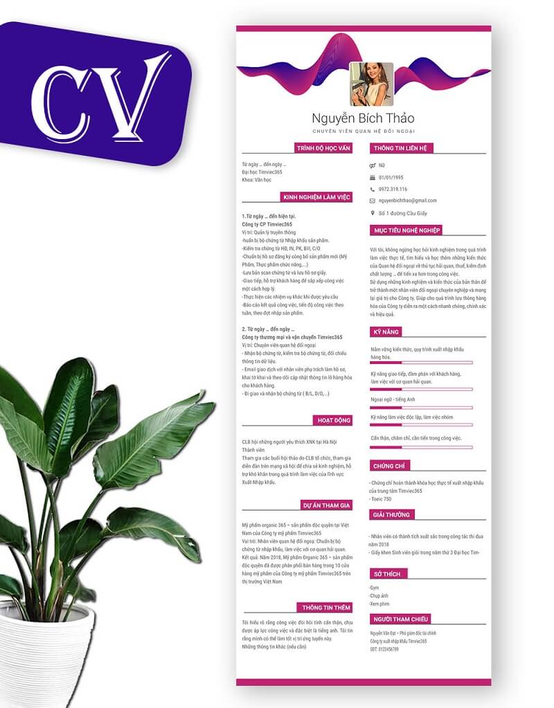 Chú ý khi viết CV xin việc quan hệ đối ngoại