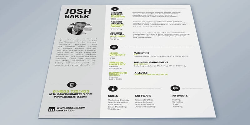 mục đích thiết kế CV bằng photoshop