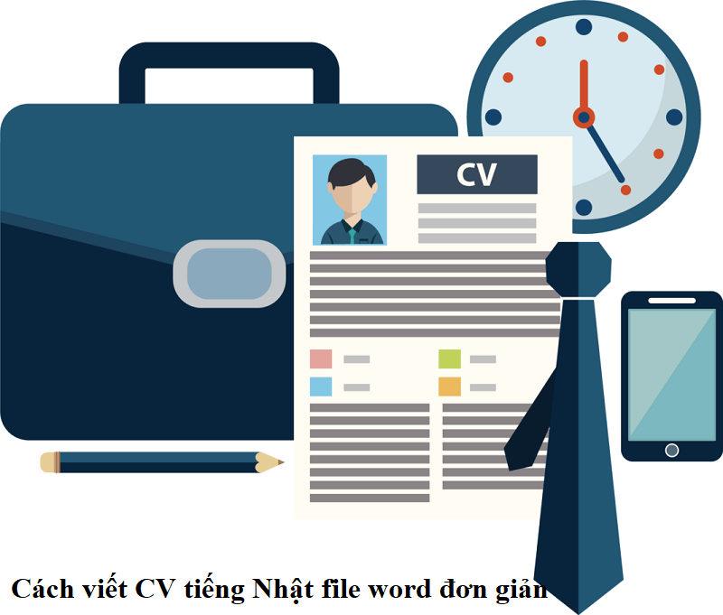 Cách tạo CV tiếng Nhật file word