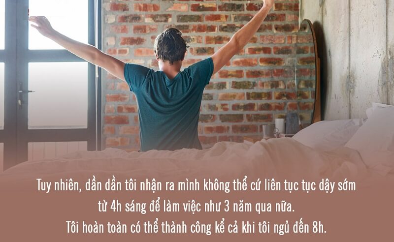 Dậy vào lúc 4 giờ sáng không phải yếu tố duy nhất quyết định sự thành công