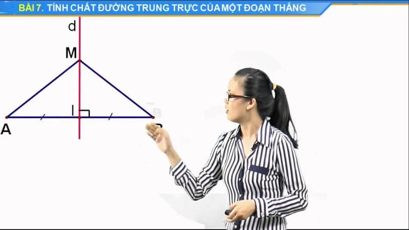 Định nghĩa đường trung trực