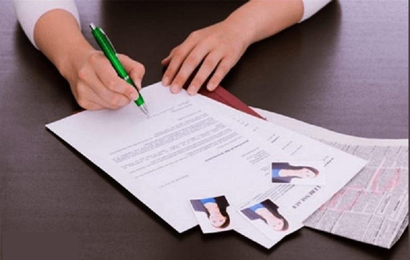 Đơn xin việc viết tay cho ứng viên