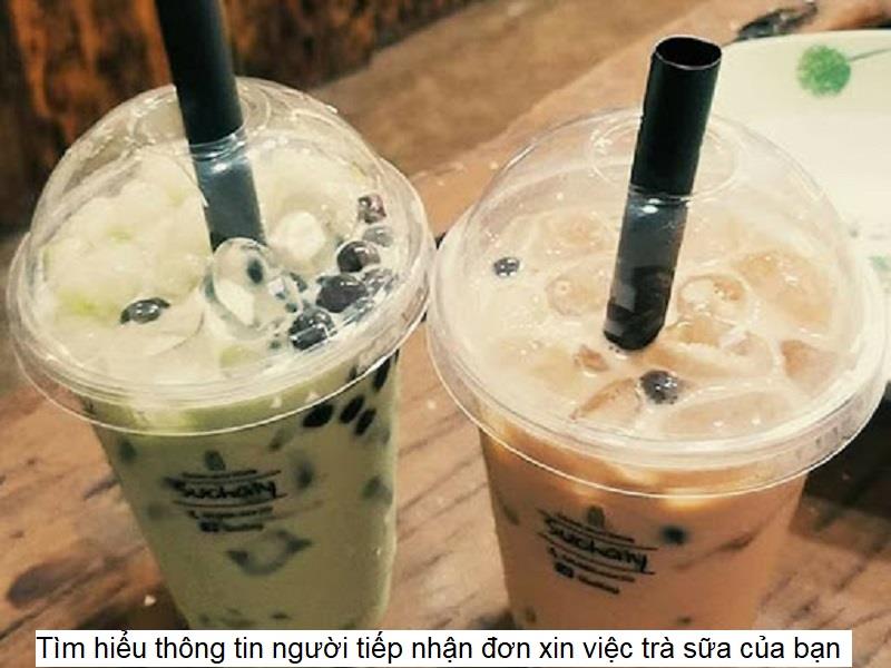 Đừng quên tìm hiểu về người sẽ tiếp nhận đơn của bạn