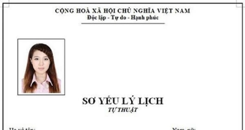 Cách trình bày mục hoàn cảnh gia đình trong sơ yếu lý lịch tự thuật