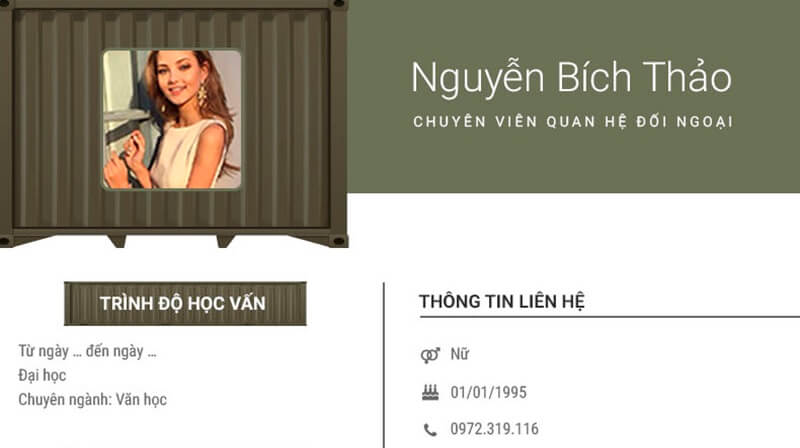 Phần trình độ học vấn trong CV quan hệ đối ngoại