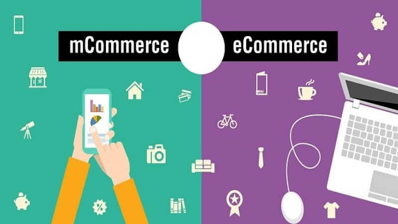 Sự khác biệt của M-commerce và E-commerce