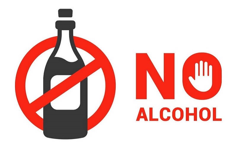 Không sử dụng các chất kích thích trước khi đi khám sức khỏe