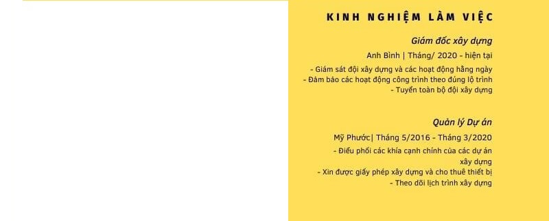 Kinh nghiệm làm việc - bức tranh năng lực thông qua các trải nghiệm thực tế