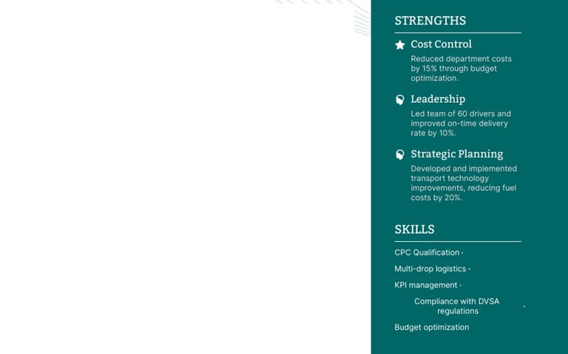 Phần kỹ năng trong CV giao thông vận tải cầu đường