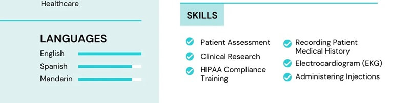 Phần kỹ năng trong CV xin việc ngành y tế - dược