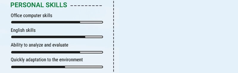 Phần kỹ năng trong CV xin việc thẩm định giám định
