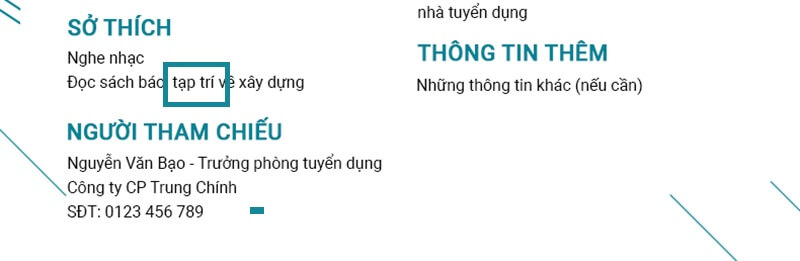 Không mắc các lỗi sai dù là nhỏ nhất
