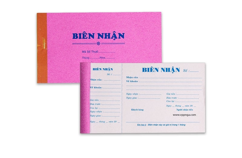 Có thể download mẫu giấy biên nhận tiền mặt như thế nào