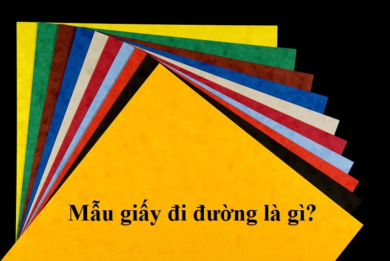 Mẫu giấy đi đường là gì