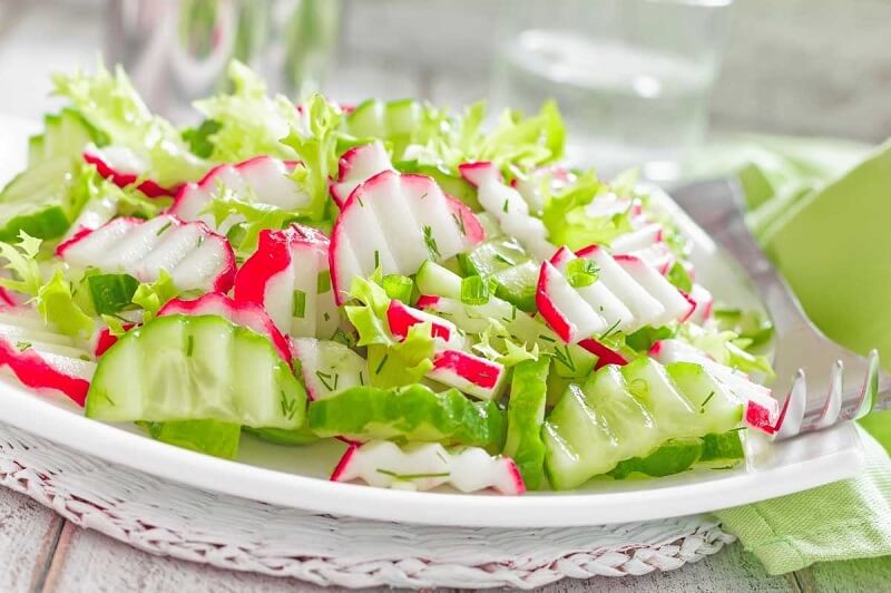 bếp lạnh là nơi làm nên món salad