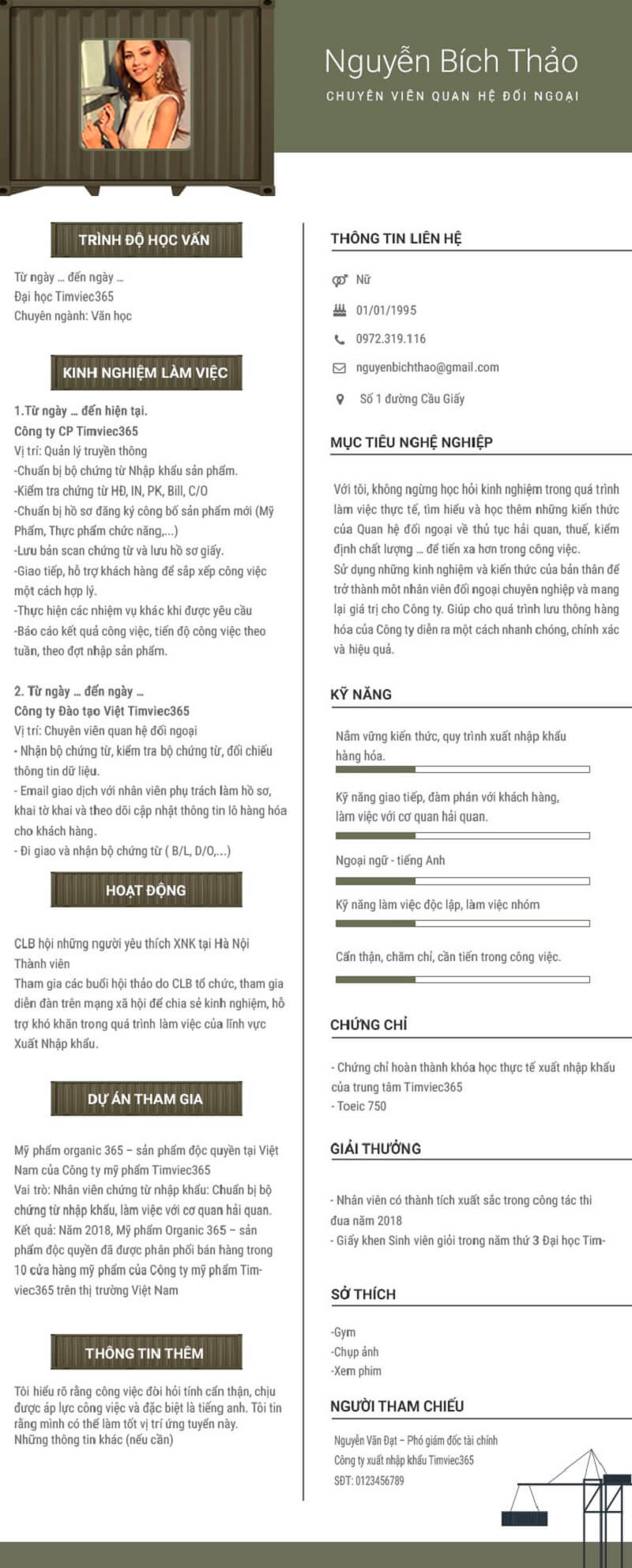 Mục tiêu nghề nghiệp