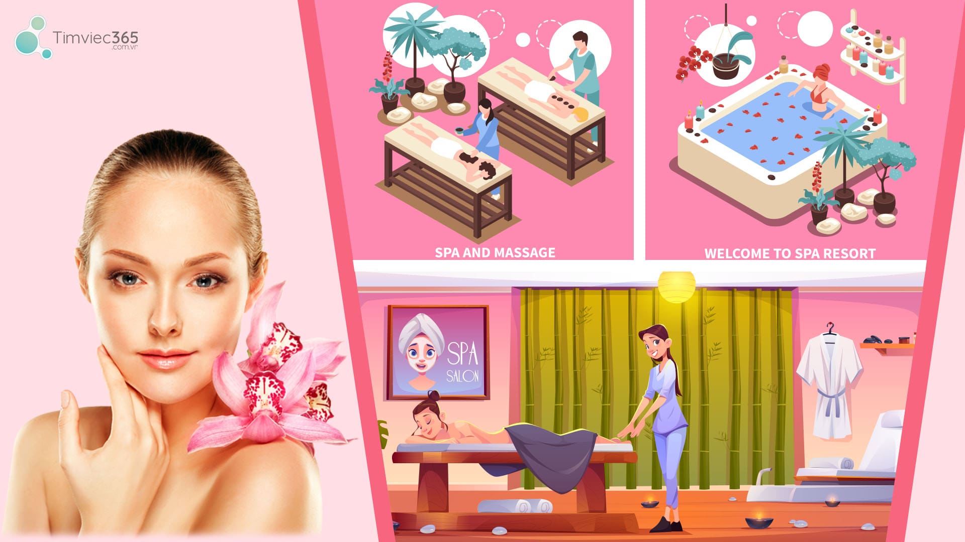 Những công việc trong ngành spa