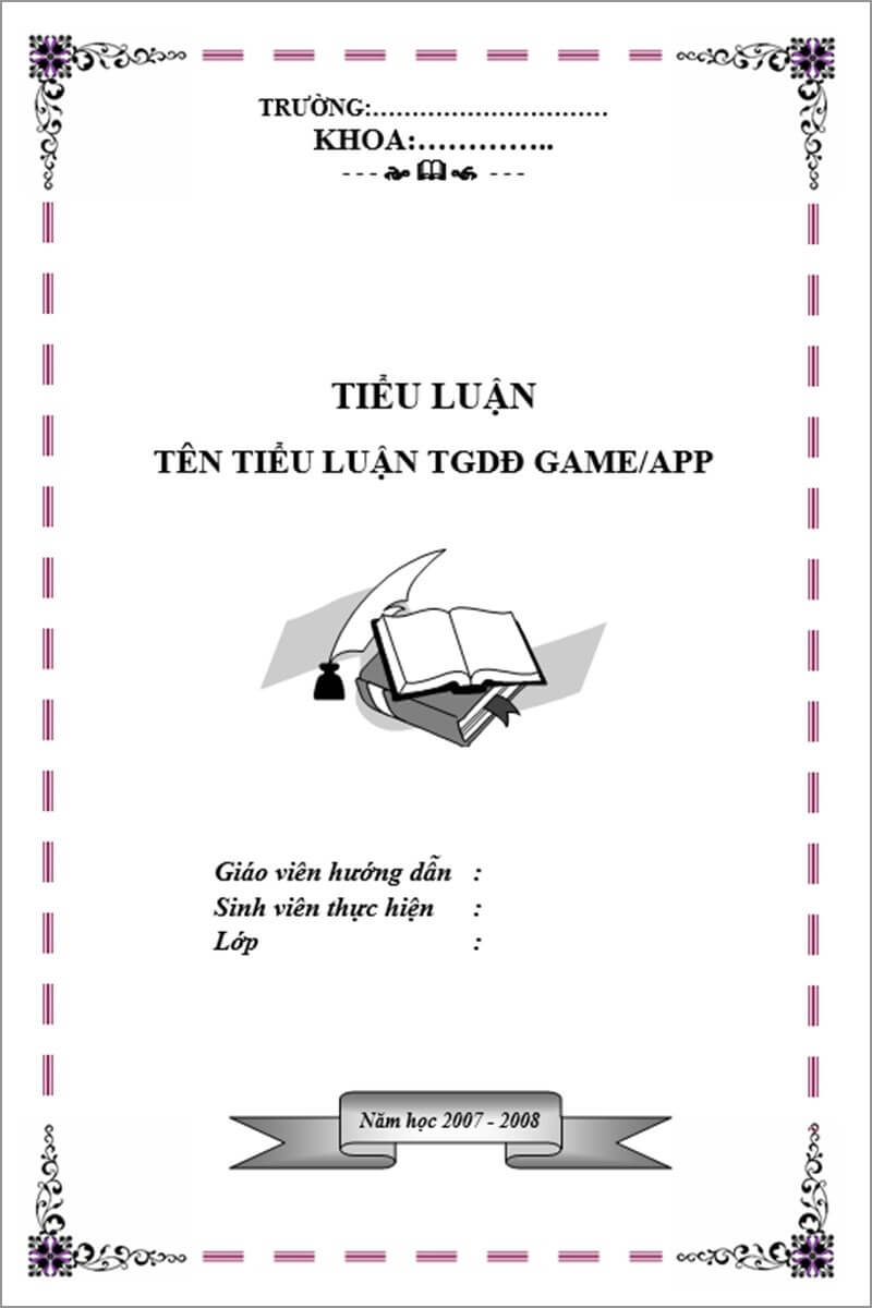 Quy định về cách trình bày một bài tiểu luận chuẩn trên khổ giấy