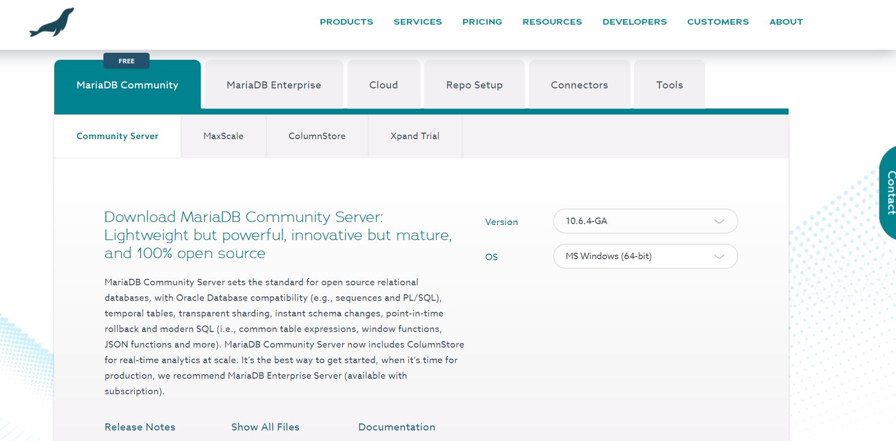 Chọn version và OS tương ứng