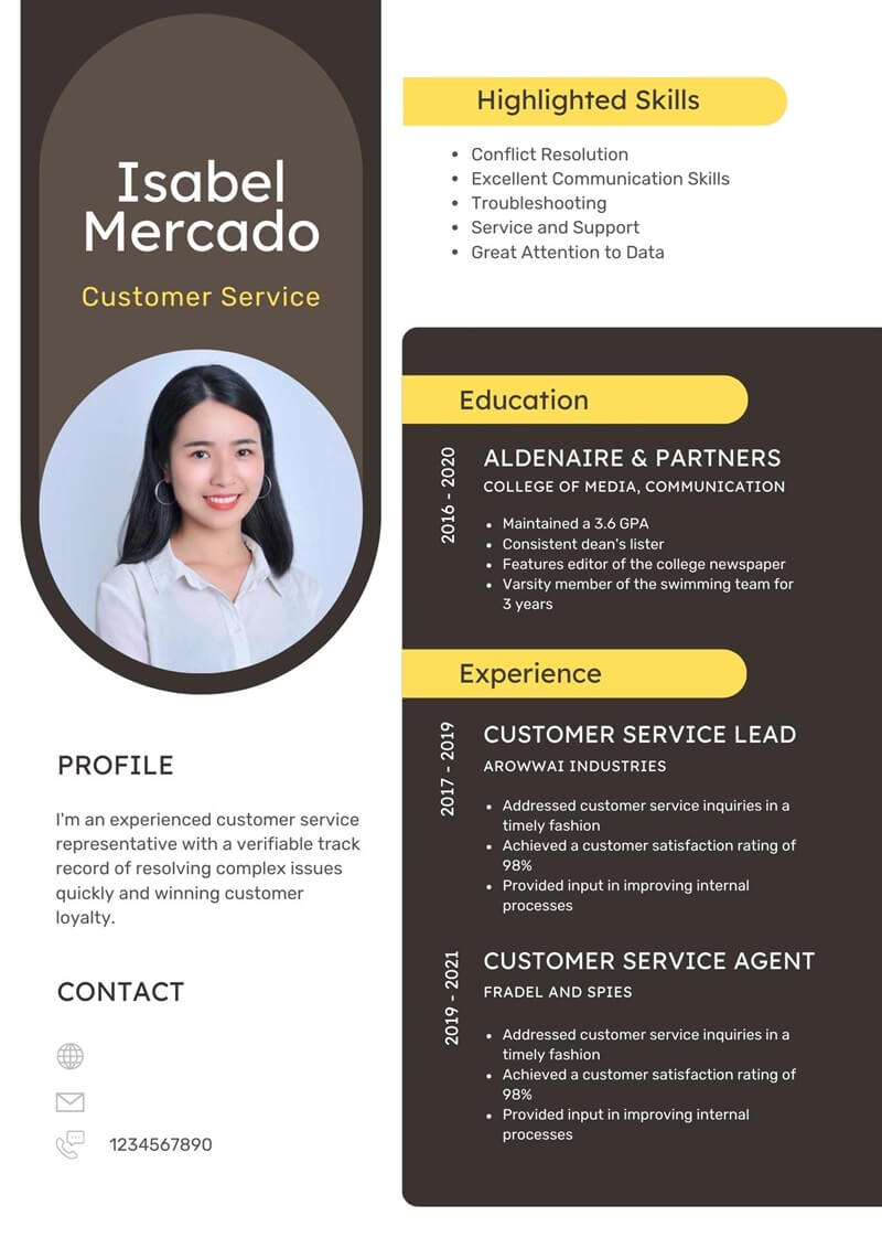 Hướng dẫn cách thiết kế CV chăm sóc khách hàng ấn tượng nhất