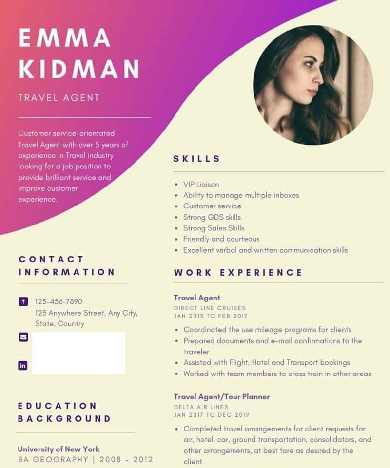 Thiết kế CV layout thông qua các template ấn tượng