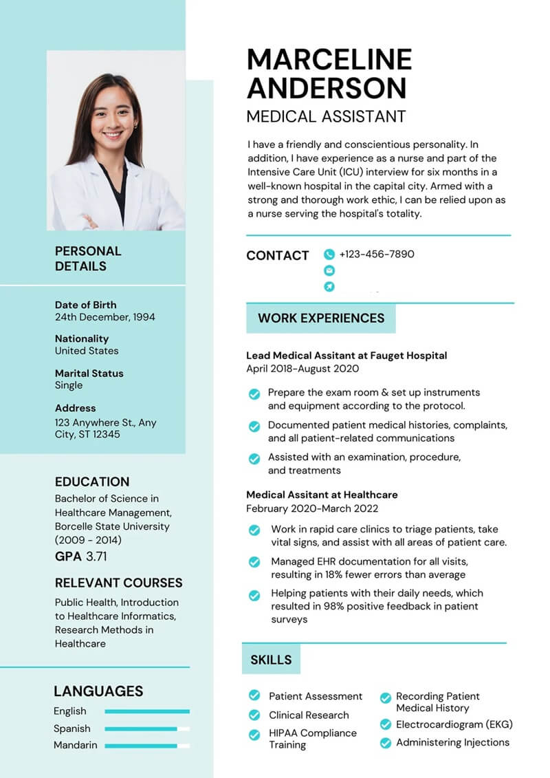 Chiến lược định hình phong cách cá nhân thông qua cách thiết kế CV y tế - dược