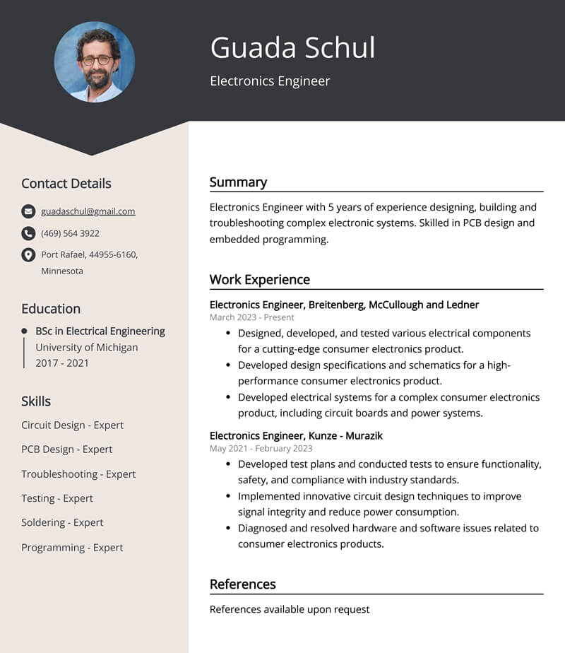 Bí quyết thiết kế CV điện - điện tử giúp bạn trở nên nổi bật