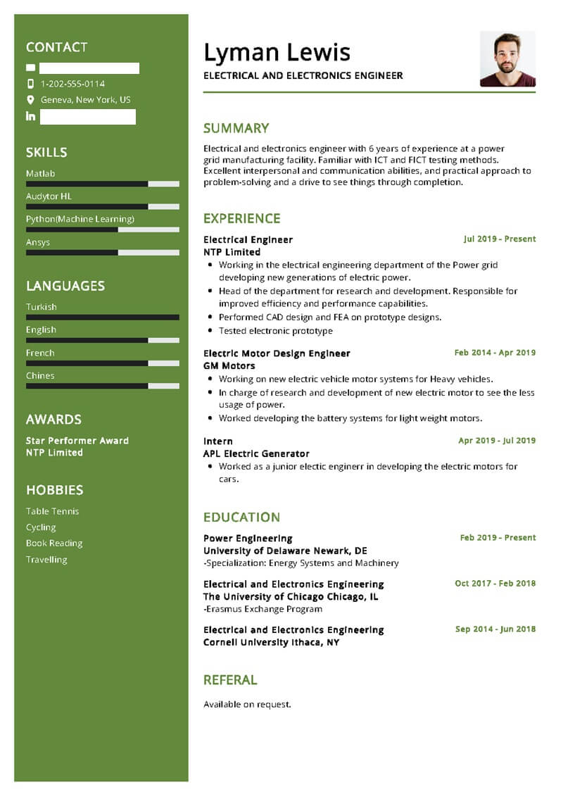 Thiết kế CV xin việc điện tử viễn thông đúng tiêu chuẩn ngành nghề