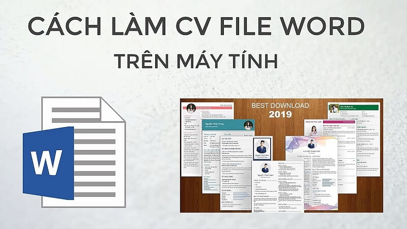 Lợi ích khi thiết kế CV bằng word mang lại?