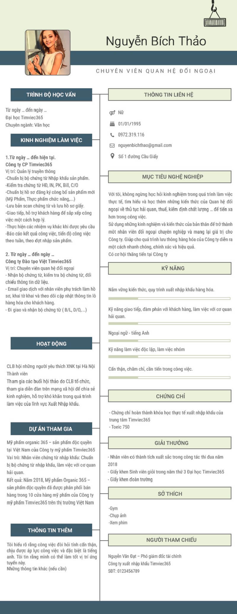 Thông tin cá nhân