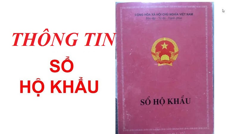 Thông tin chung về cấu tạo sổ hộ khẩu