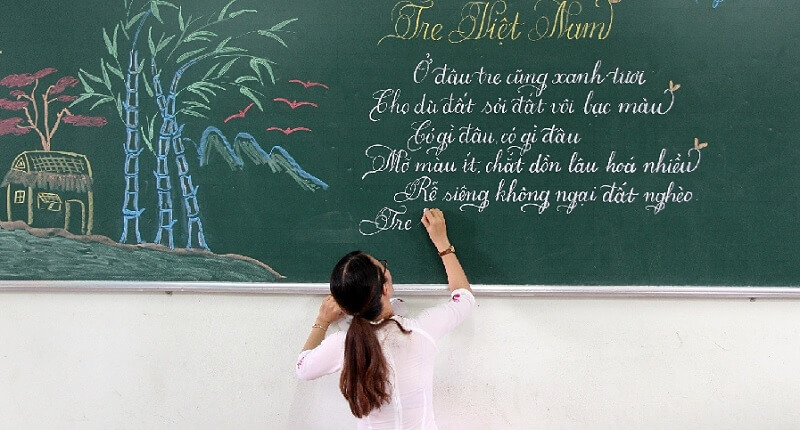 Thứ năm, Trung tâm luyện chữ đẹp Hải Thanh