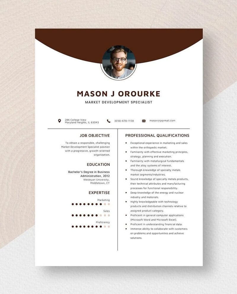 Sử dụng nhiều từ khóa chuyên ngành trong CV xin việc phát triển thị trường