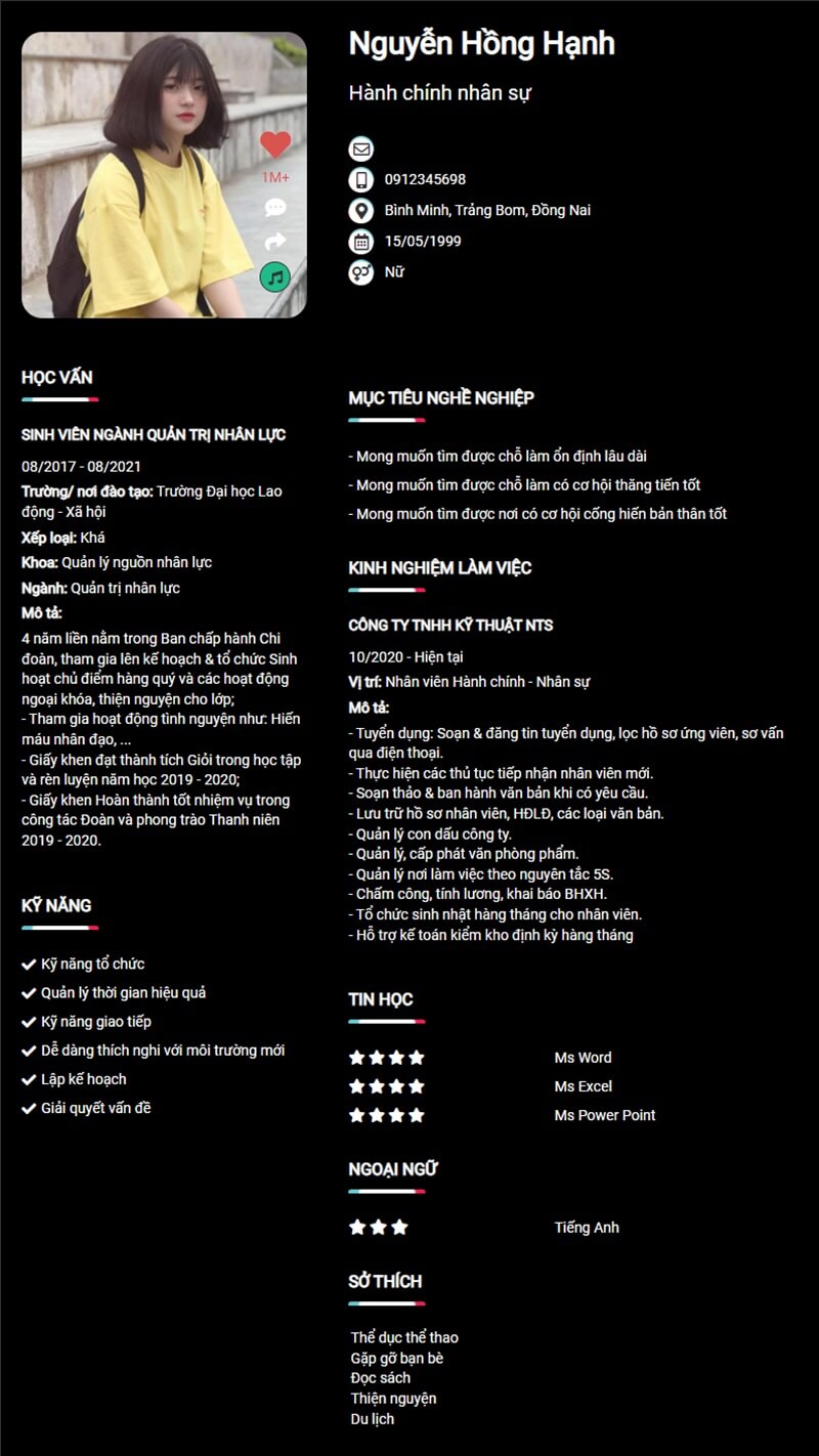 Vai trò quan trọng của CV xin việc hành chính nhân sự là như thế nào?