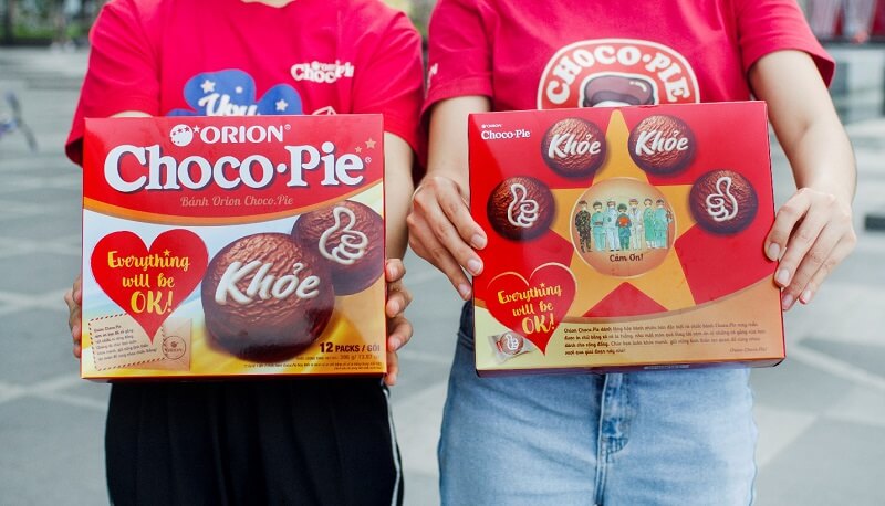 Hình ảnh quảng cáo bánh ChocoPie